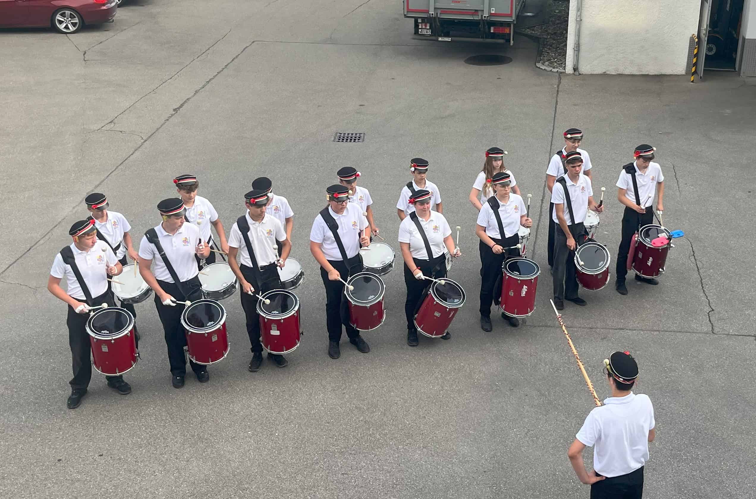 Es ist Welfenfest – die Realschule Weingarten trommelt an
